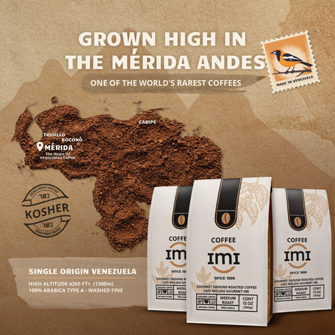 IMI Gourmet Ground Coffee 3-Pack — Venezuelan Medium Roast, 3 x 12 oz