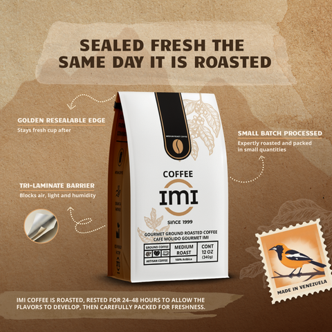 IMI Gourmet Ground Coffee — Venezuelan Medium Roast, 12 oz